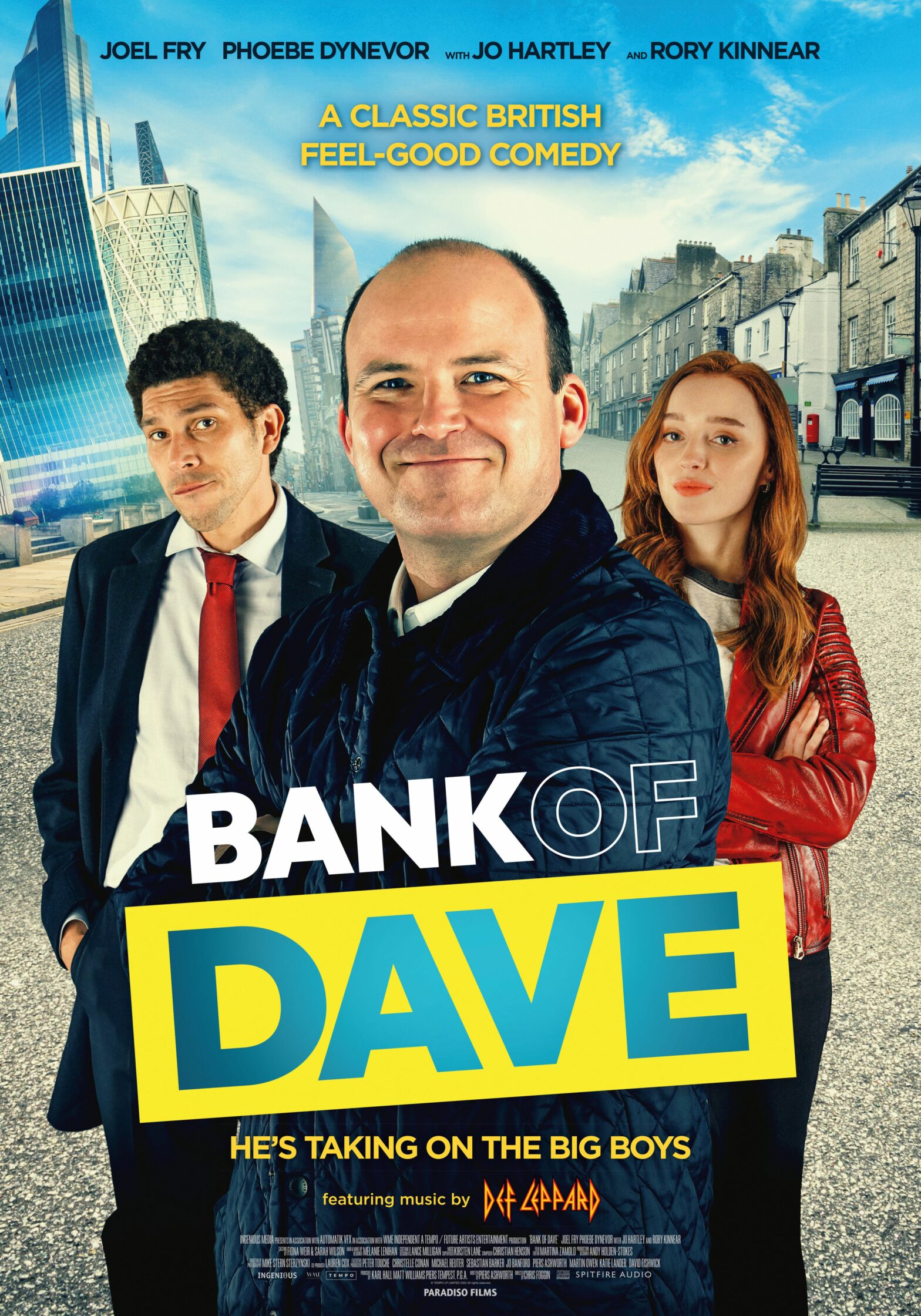 BANK OF DAVE Poster image : Movie distributed by Paradisofilms in The Netherlands