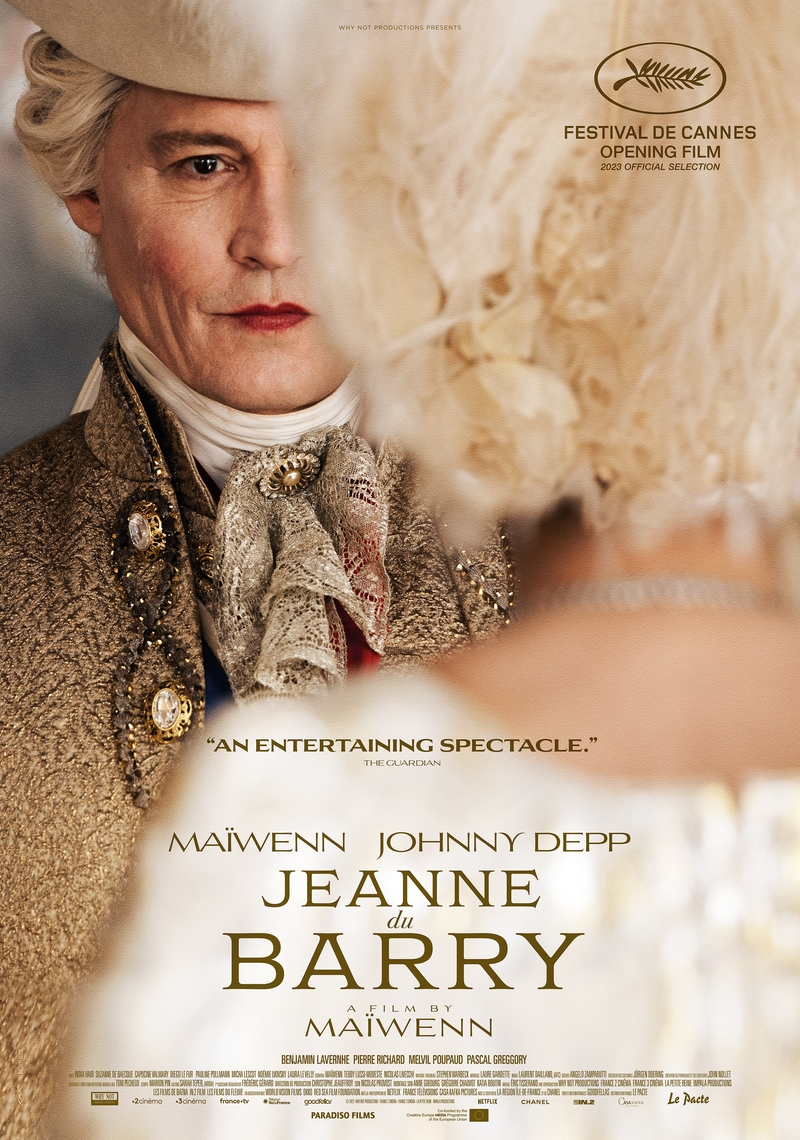 Jeanne Du Barry : movie poster distributed by Paradisofilms in the Netherlands