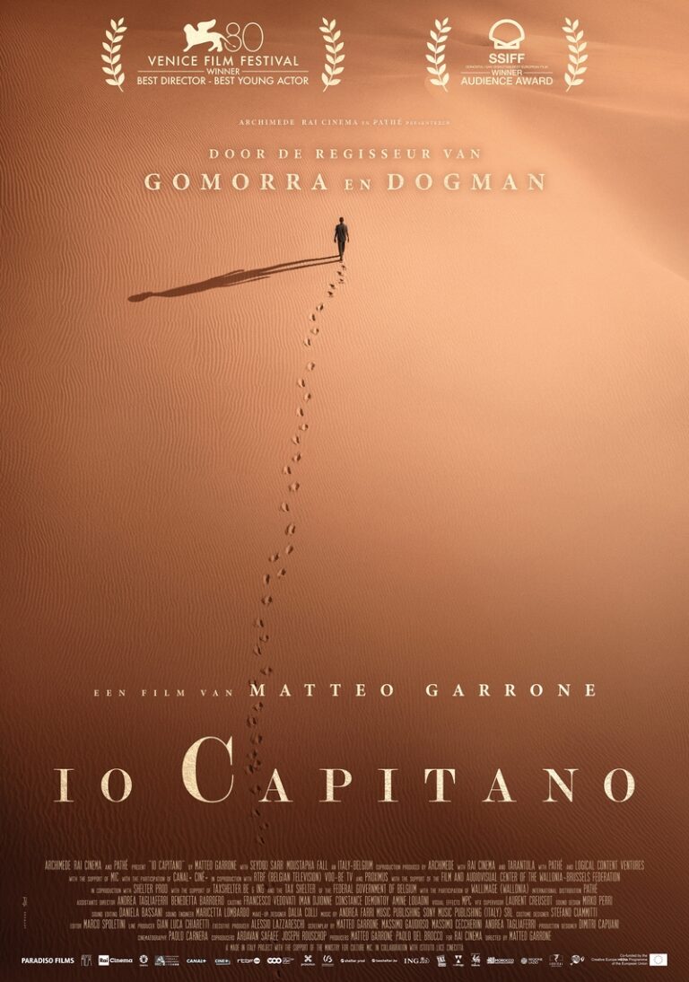 IO CAPITANO Poster image : Movie distributed by Paradisofilms in The Netherlands