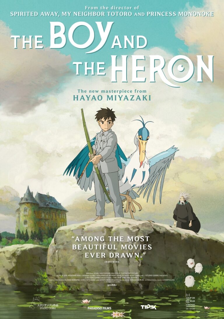 THE BOY AND THE HERON Poster image : Movie distributed by Paradisofilms in The Netherlands