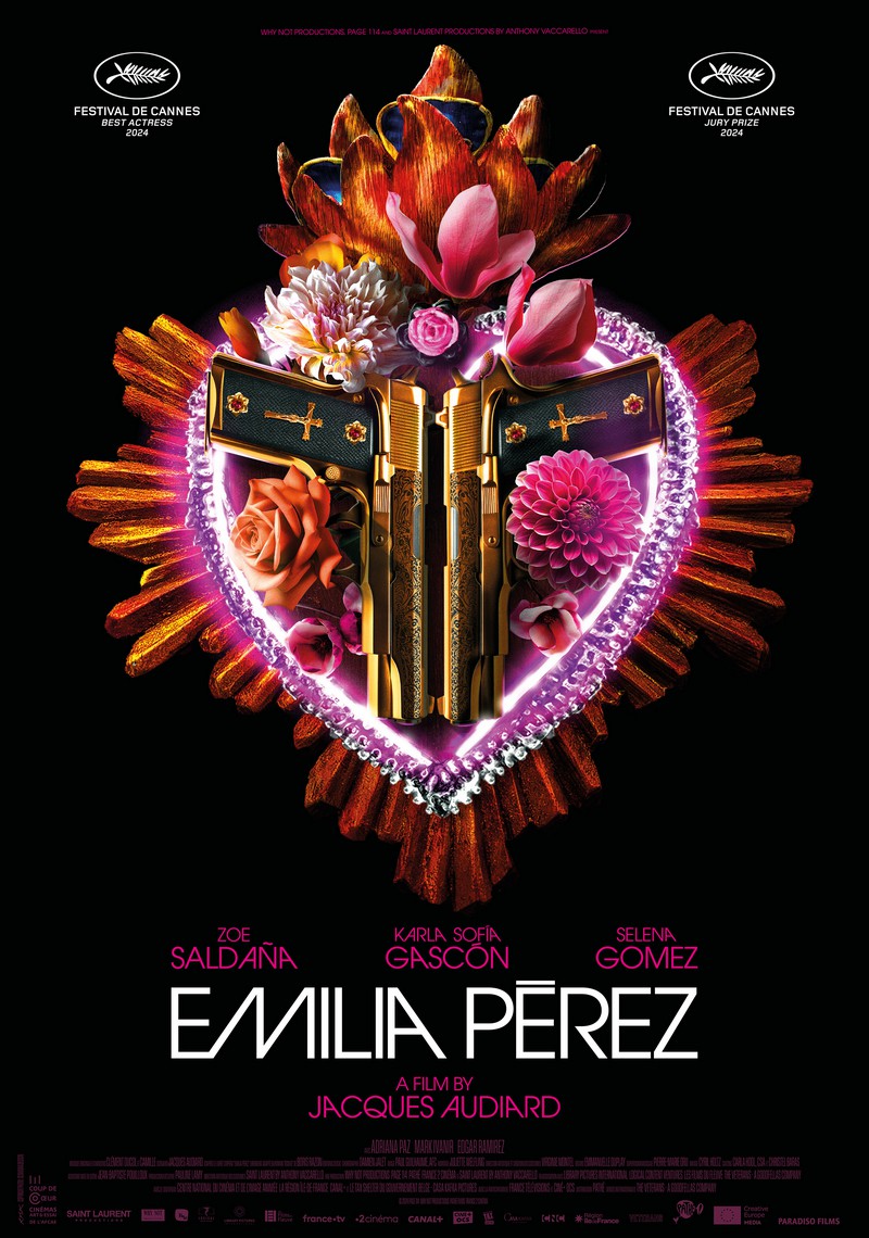 EMILIA PEREZ First Movie Poster image : Movie distributed by Paradisofilms in The Netherlands