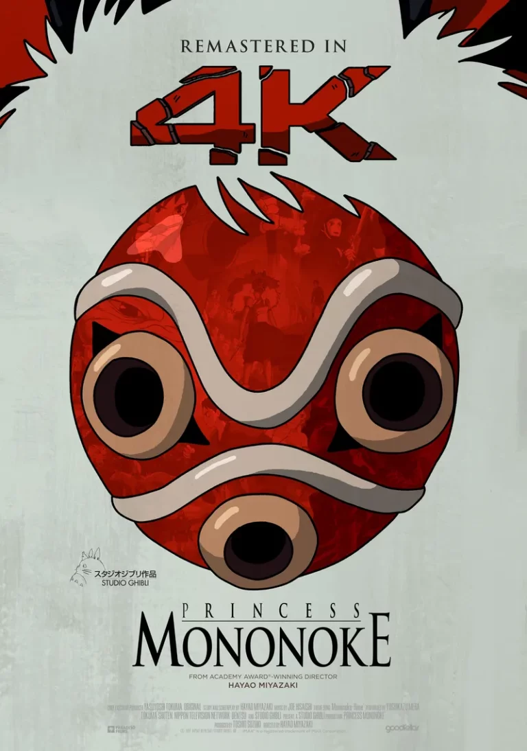 PRINCESS MONONOKE 4K Version : Movie Poster image, this is a Movie distributed by Paradisofilms in The Netherlands