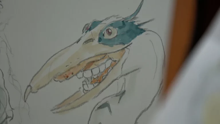 MIYAZAKI AND THE HERON is a movie distributed by Paradisofilms in The Netherlands, the picture shows scene 2