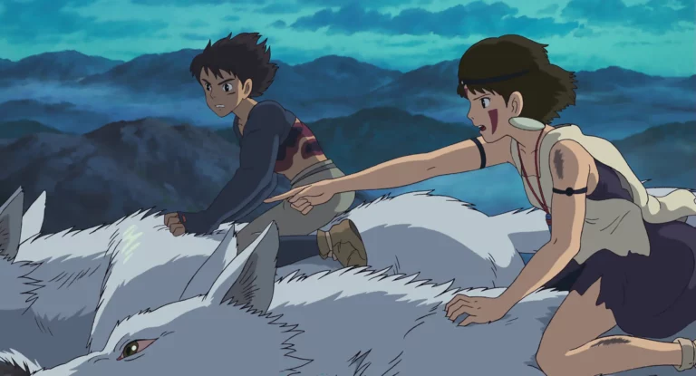 PRINCESS MONONOKE is a movie distributed by Paradisofilms in The Netherlands, the picture displays scene 1