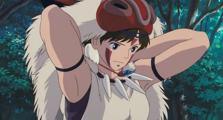 PRINCESS MONONOKE is a movie distributed by Paradisofilms in The Netherlands, the picture displays scene 4