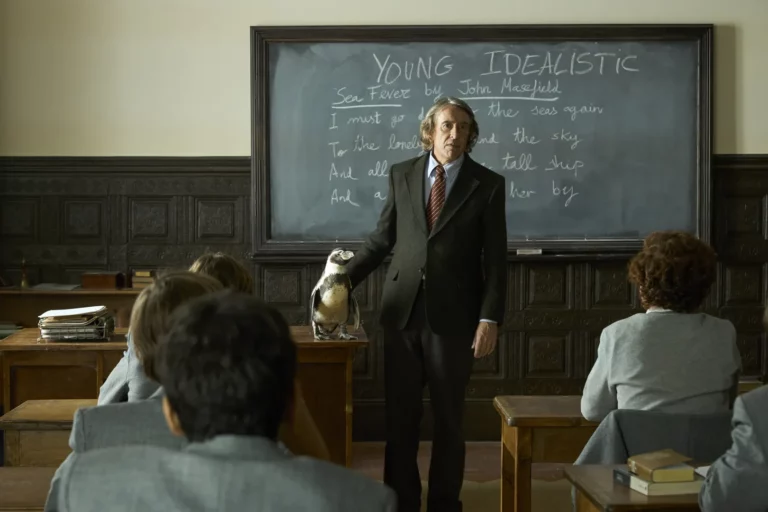 THE PENGUIN LESSONS is a movie distributed by Paradisofilms in The Netherlands, the picture shows scene 1