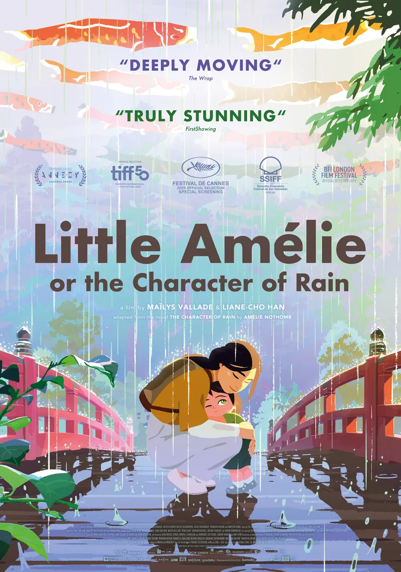 LITTLE AMELIE OR THE CHARACTER OF RAIN : Movie Poster image, this is a Movie distributed by Paradisofilms in The Netherlands