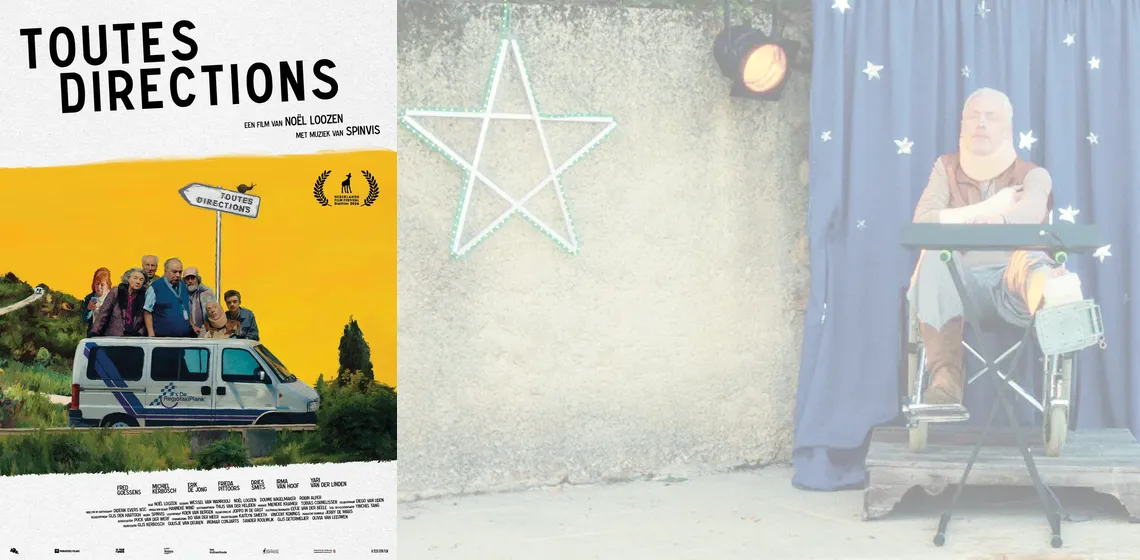 Official movie poster and promotional scene from TOUTES DIRECTIONS.