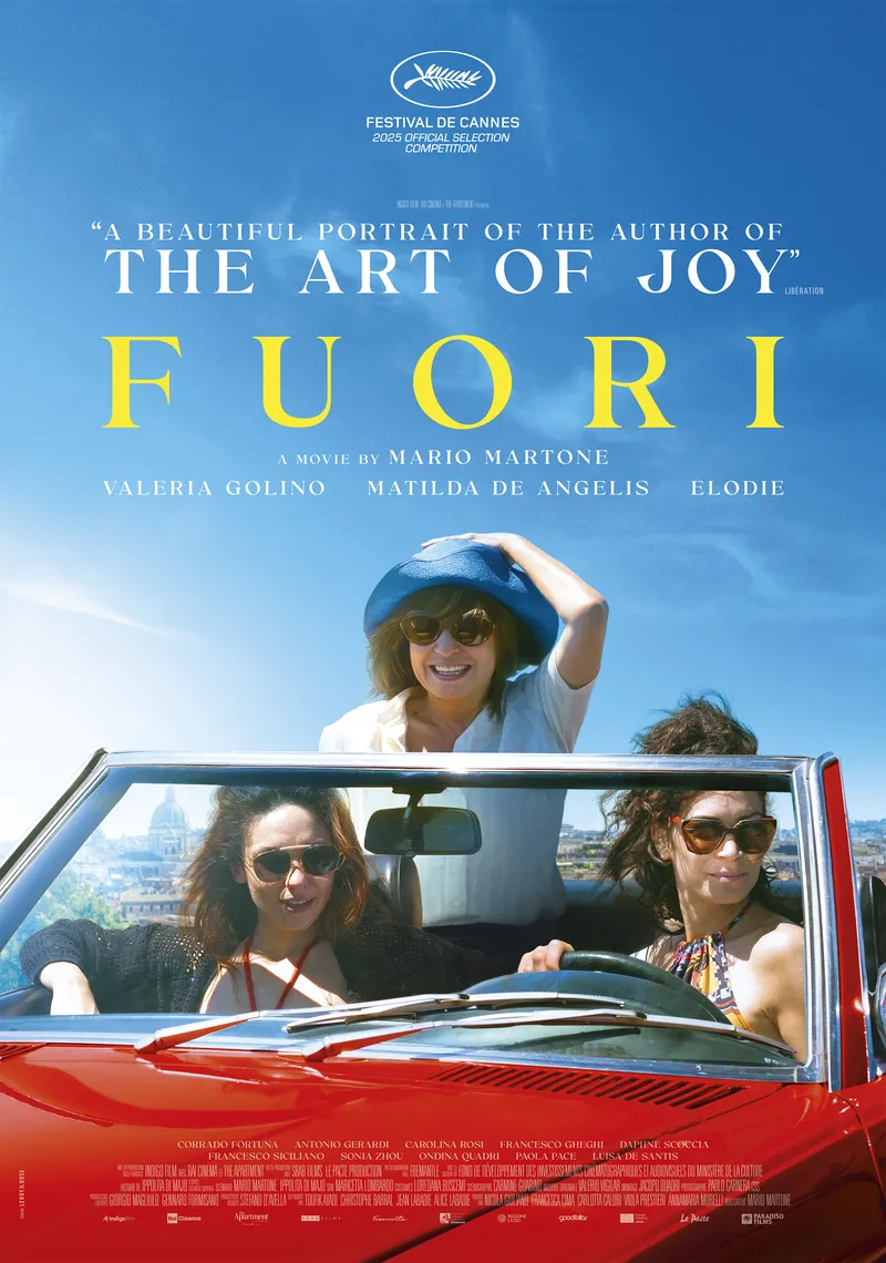 FUORI : Movie Poster image, this is a Movie distributed by Paradisofilms in The Netherlands